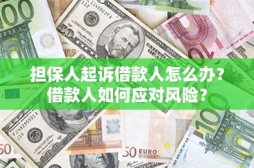 北京担保人起诉借款人怎么办？借款人如何应对风险？