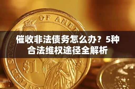 北京催收非法债务怎么办？5种合法维权途径全解析